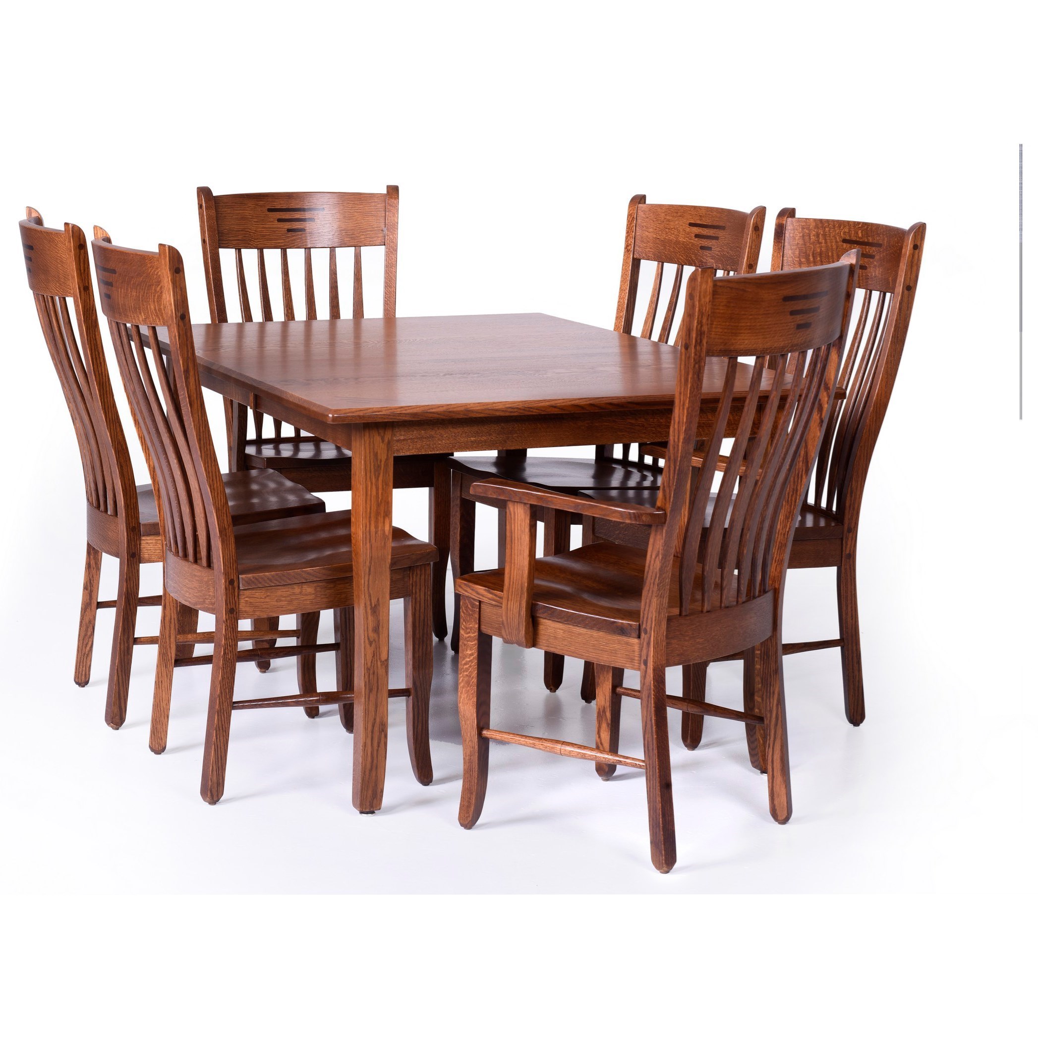 Palettes by Winesburg Classic Shaker Customizable 7 Piece Dining Set